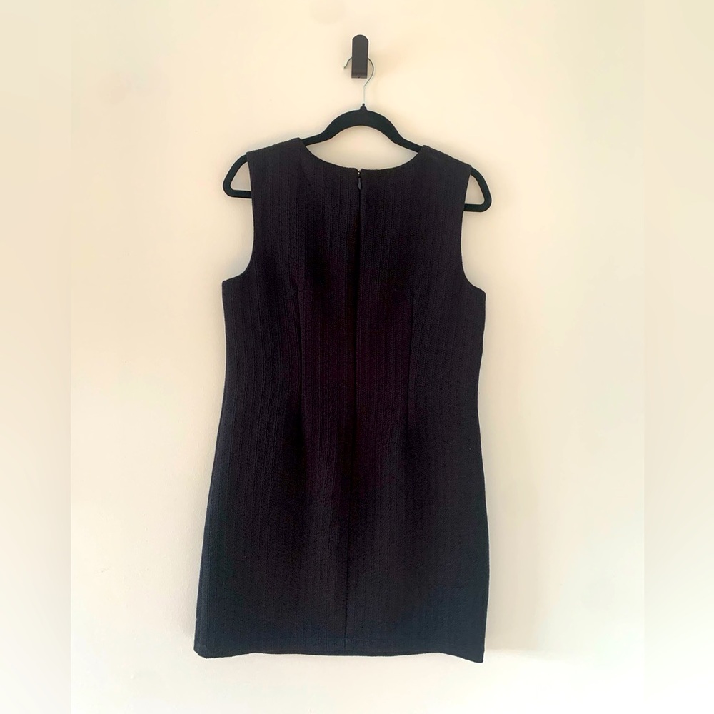 Alfred Sung Black Jacquard Sleeveless Size 10 Dress - Picture 2 of 6